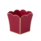 Mattie Scarlett Square Cachepot Planter Oxblood Red - Avail 11/21