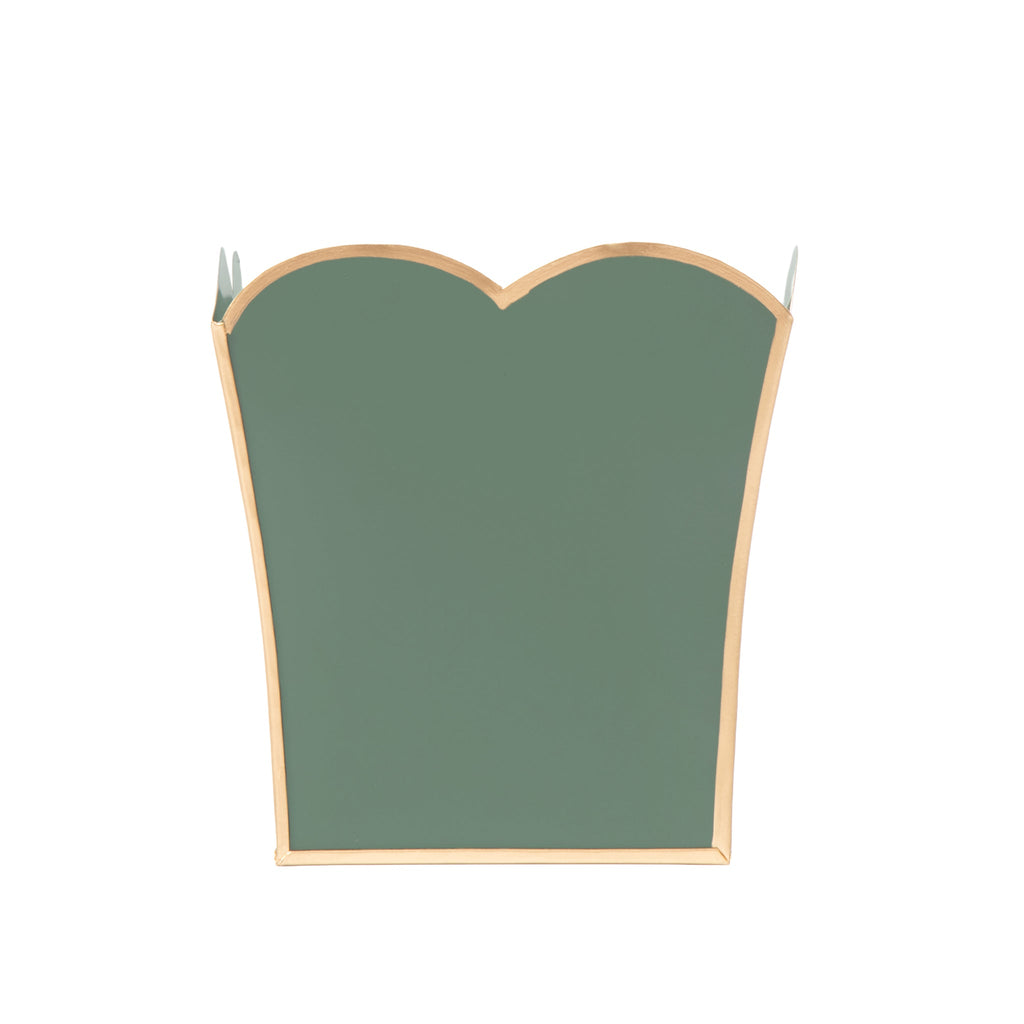 Mattie Scarlett Square Cachepot Planter Rockwood Sash Green - Avail 11/21