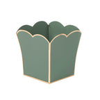 Mattie Scarlett Square Cachepot Planter Rockwood Sash Green - Avail 11/21