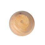 Snack Bowls That Outshine the Snacks - Set of 2 Wooden Enameled Snack Bowls - Red