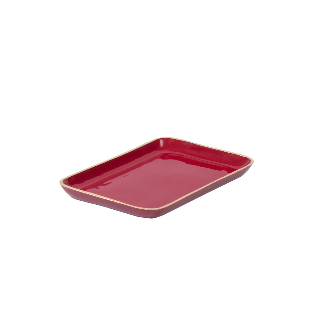 Gracie Enameled Parlor Bar Tray - Avail 11/21