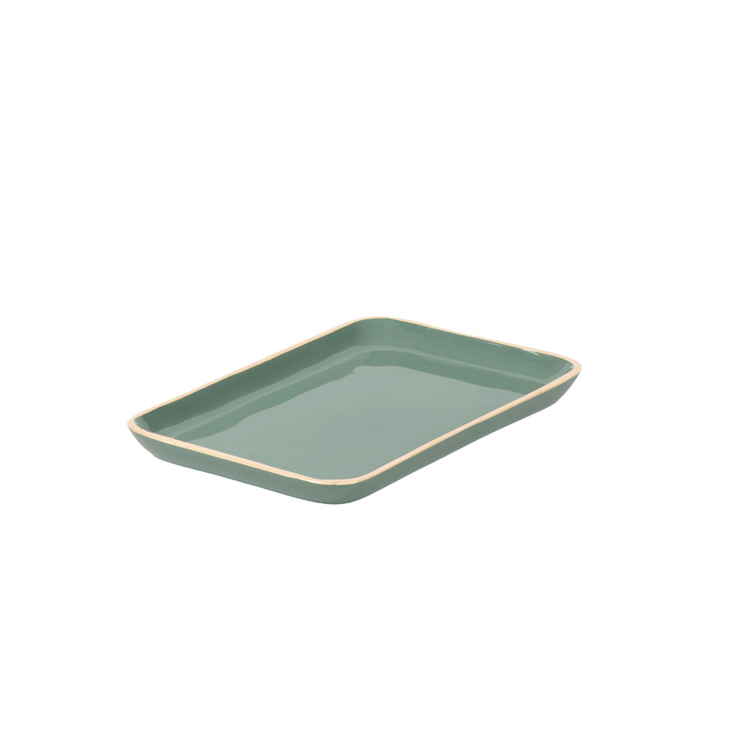 Gracie Enameled Parlor Bar Tray - Avail 11/21