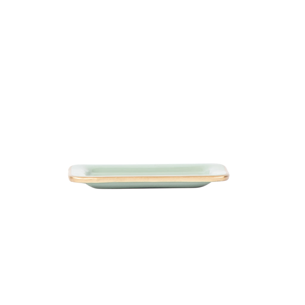 Gracie Enameled Laney Soap Dish - Oyster Bay - Avail 11/21