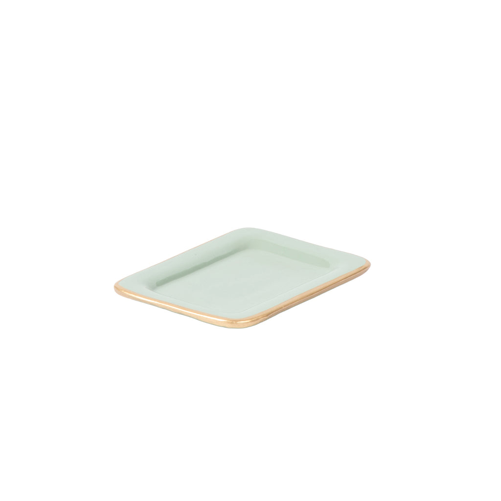 Gracie Enameled Laney Soap Dish - Oyster Bay - Avail 11/21