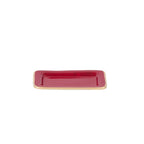 Gracie Enameled Laney Soap Dish - Oxblood Red - Avail 11/21