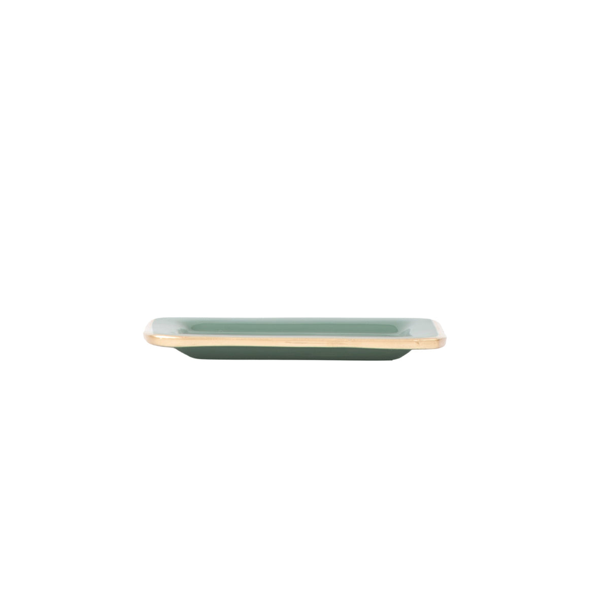 Gracie Enameled Laney Soap Dish - Rockwood Sash Green - Avail 11/21