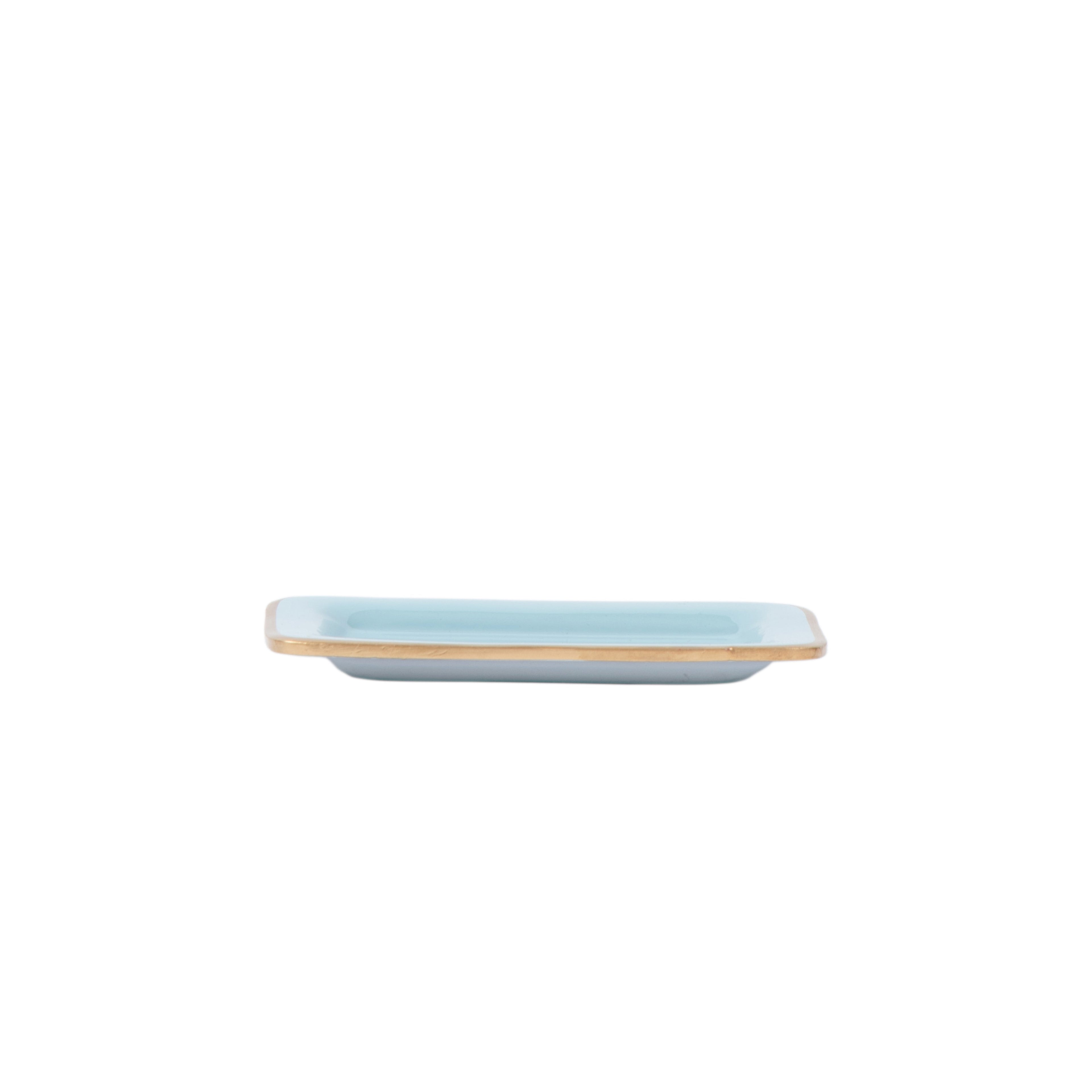 Gracie Enameled Laney Soap Dish - Cool Blue - Avail 09/21