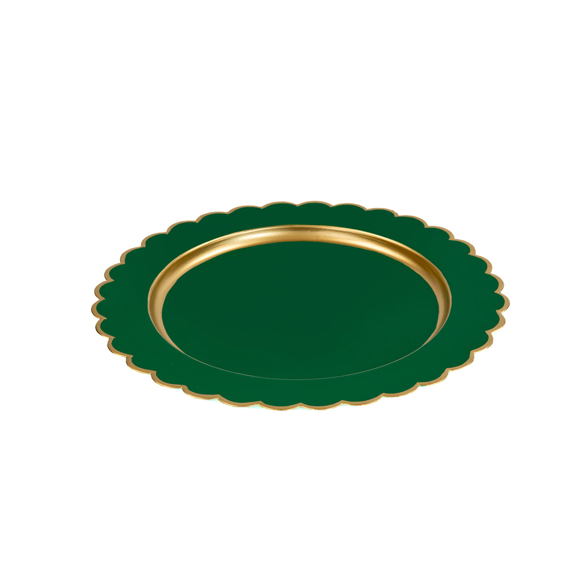 Gracie Scarlett Charger - Emerald Green (4pk) - Avail 2/14