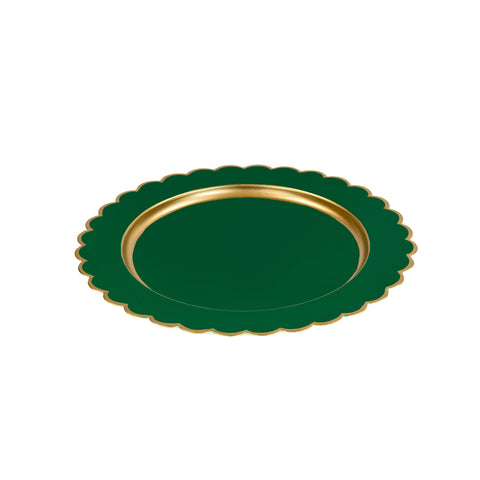 Gracie Scarlett Charger - Emerald Green (4pk) - Avail 2/14