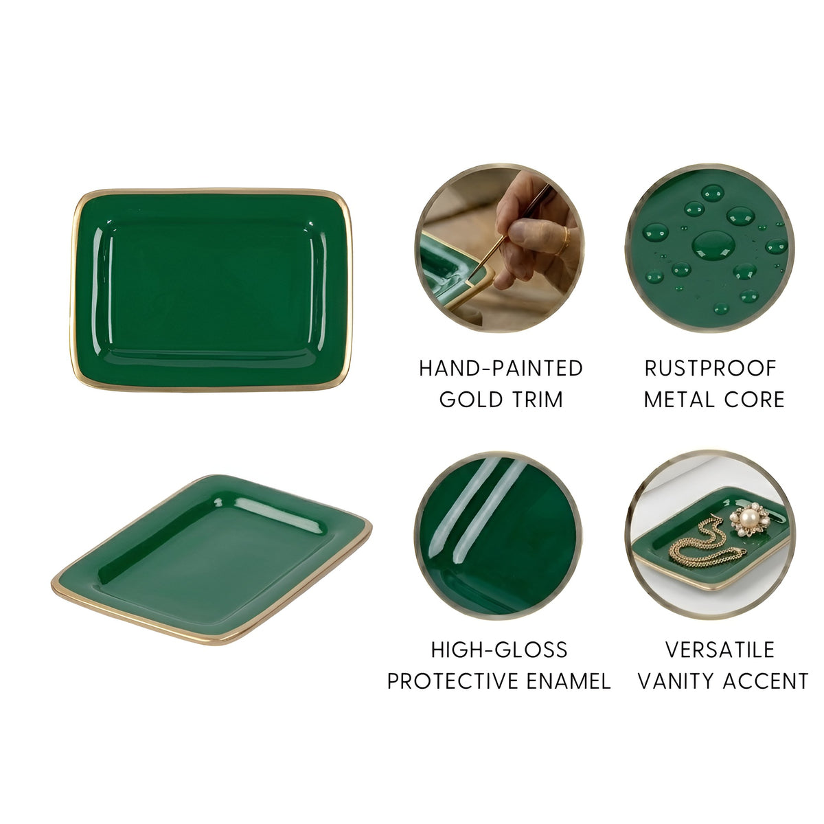 Gracie Enameled Laney Soap Dish