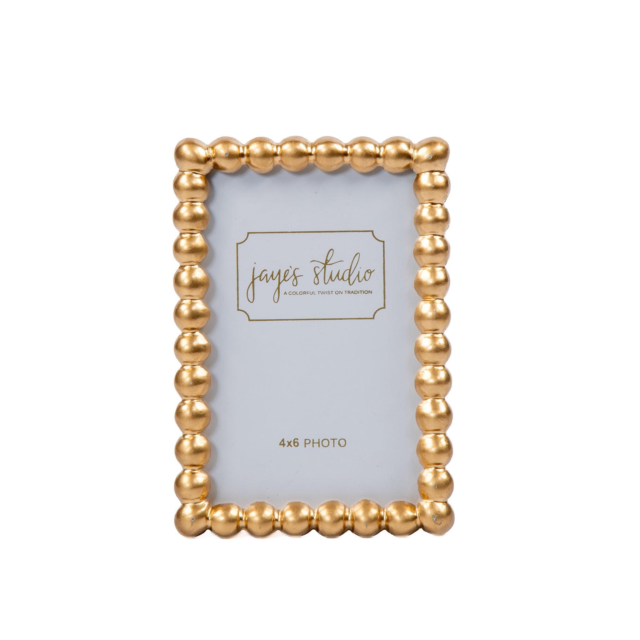 Gracie Pearl Gold Rectangular Metal Photo Frame, Picture Frame for Home, Bedroom, Home Office - Avail 08/17