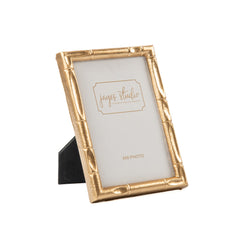 Isabelle Gold Rectangular Metal Photo Frame, Picture Frame for Home, Bedroom, Home Office