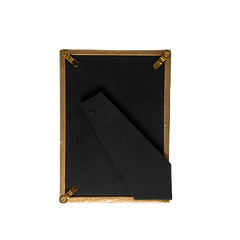 Isabelle Gold Rectangular Metal Photo Frame, Picture Frame for Home, Bedroom, Home Office