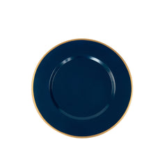 Gracie Round Charger (4pk) - Indigo Blue - Avail 08/24