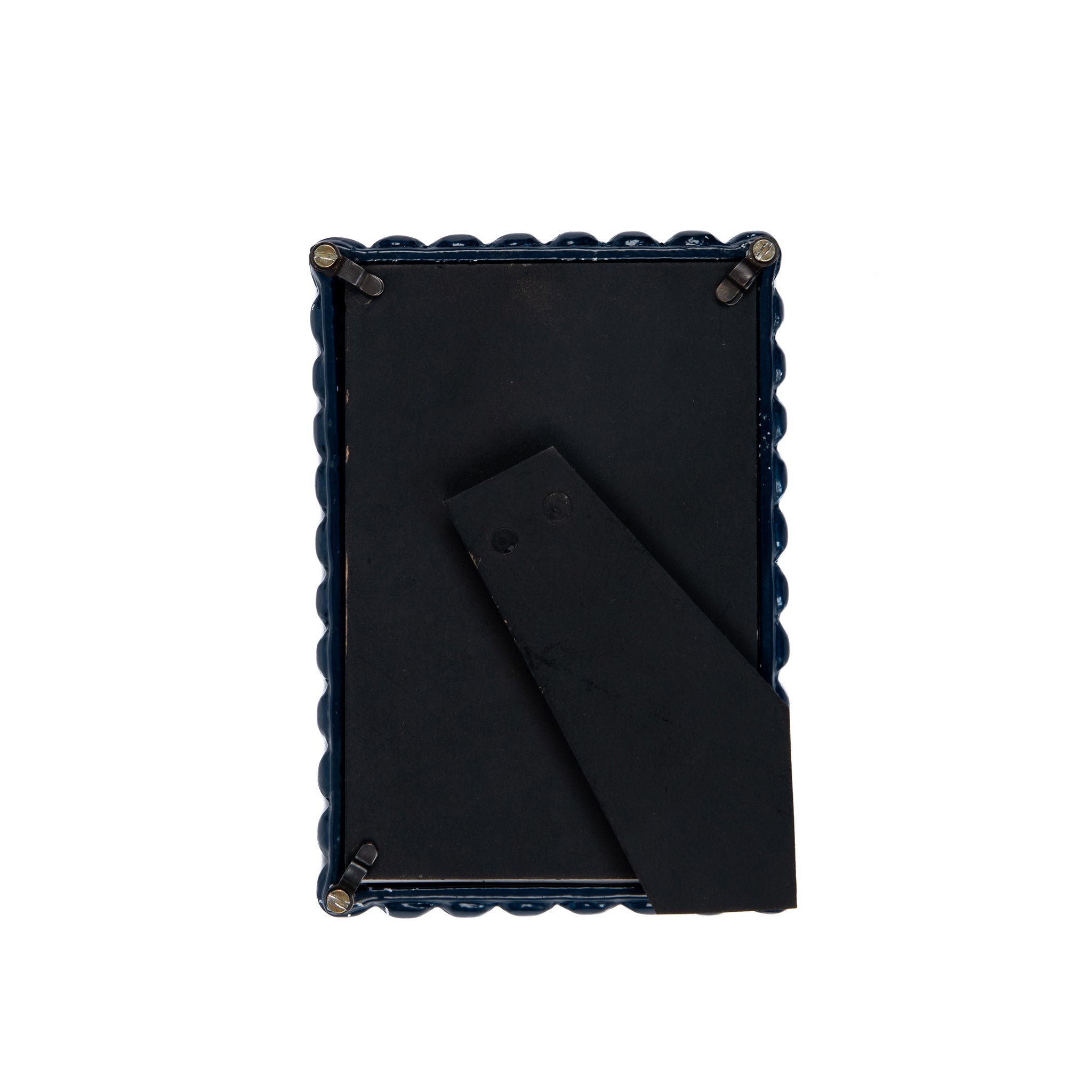 Gracie Pearl Blue / Indigo Blue Rectangular Metal Photo Frame, Picture Frame for Home, Bedroom, Home Office - Avail 08/17