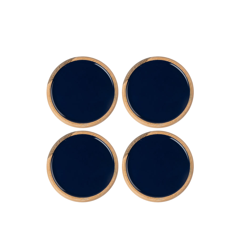 Gracie Wooden Coasters Set (4pk) - Avail 10/10