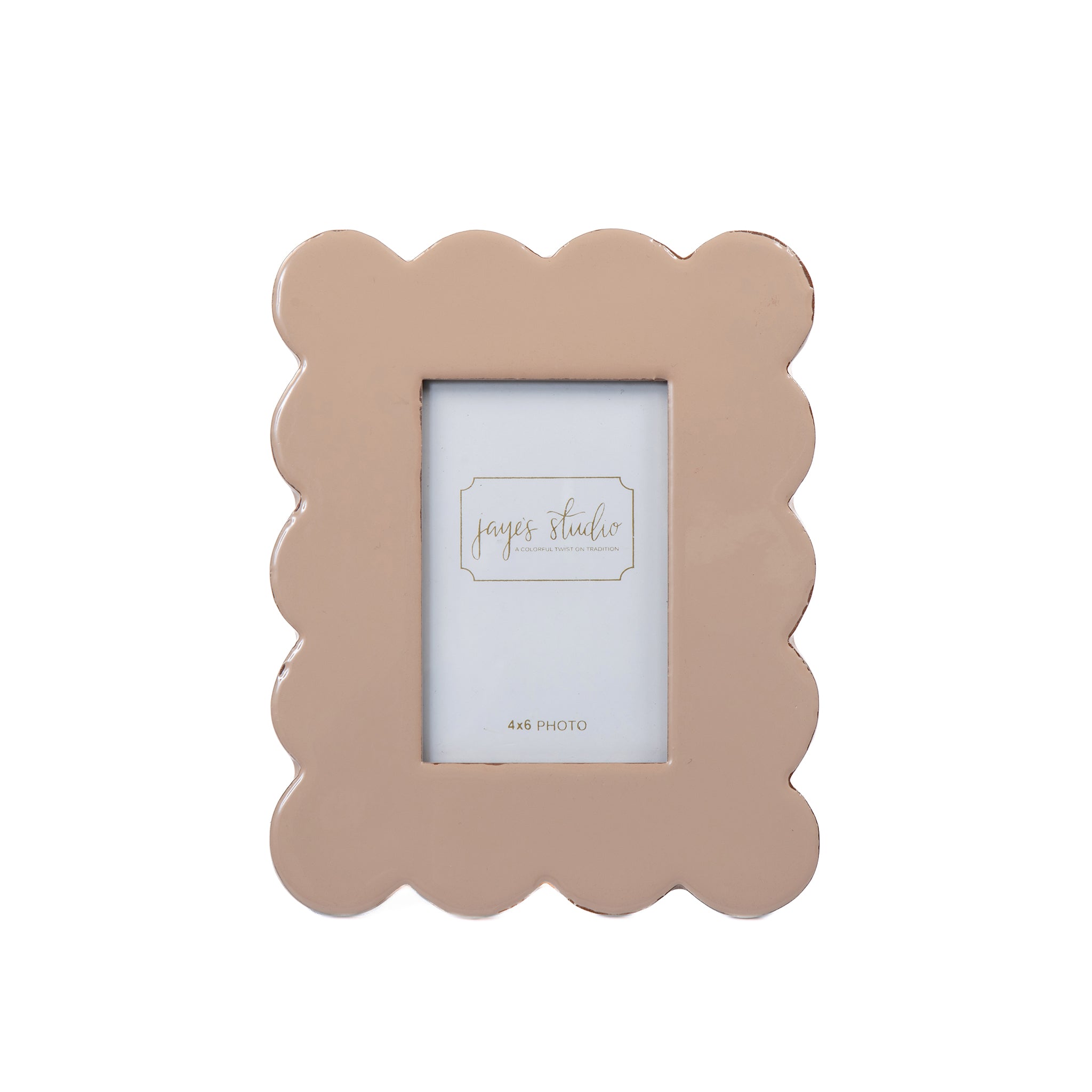 Gracie Scalloped Photo Frame - Natural - Avail 09/24
