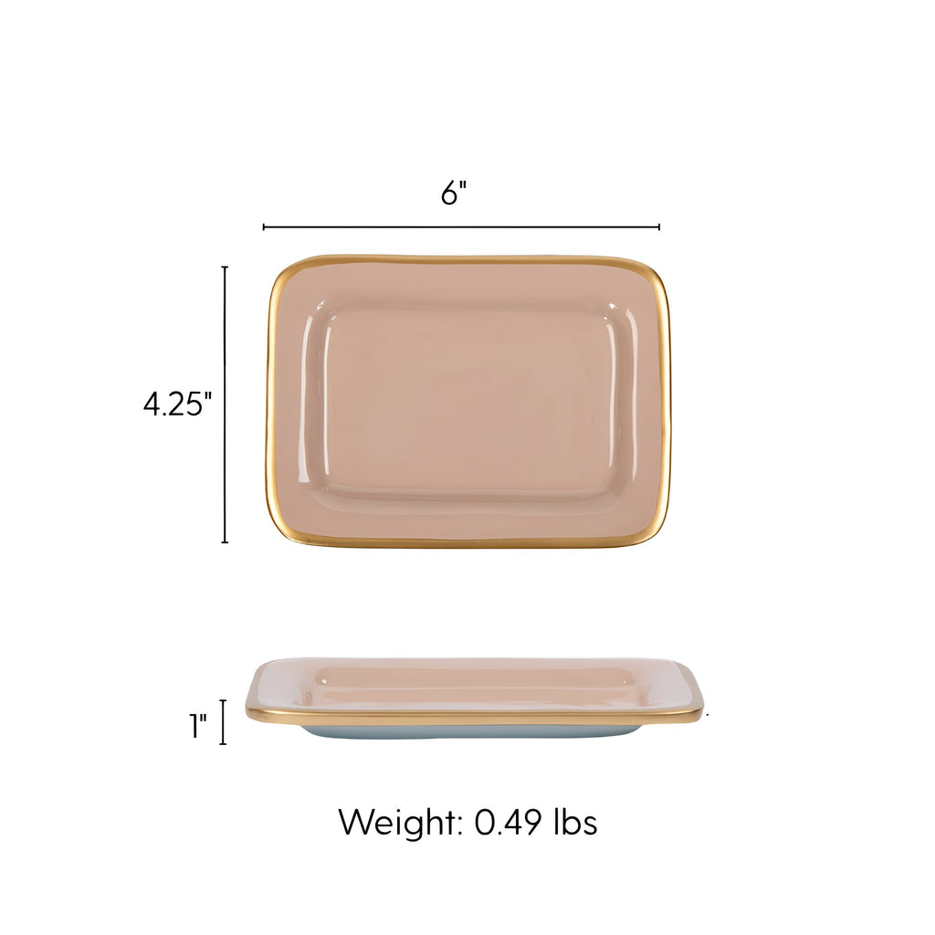 Gracie Enameled Laney Soap Dish