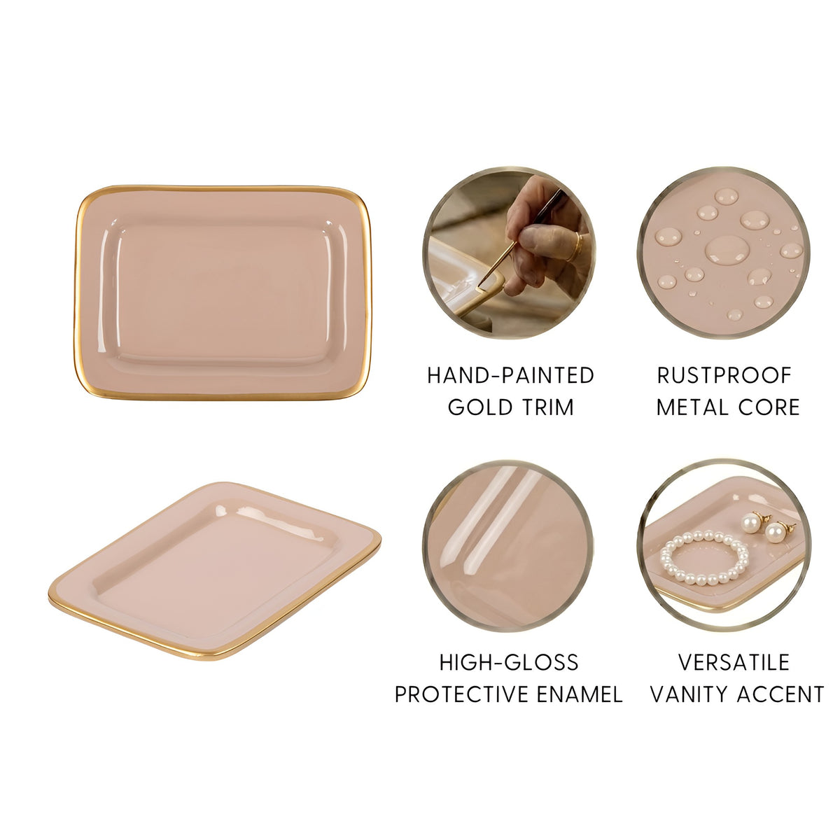 Gracie Enameled Laney Soap Dish