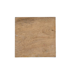 Gracie Enameled Navy and White Square Wooden Cocktail Napkin Tray for Barware, Serving, Entertaining - Amelia Decorative Tray