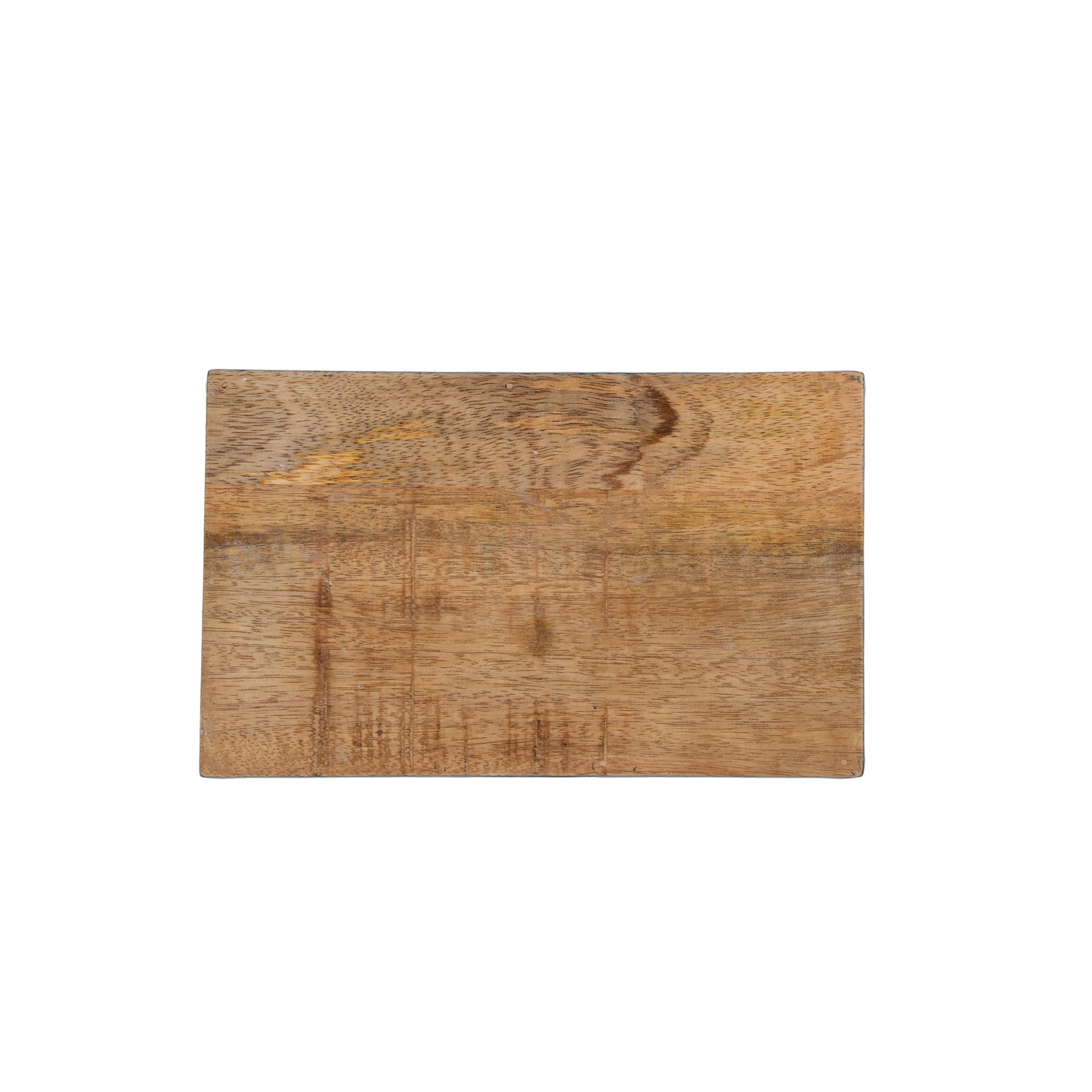 Gracie Enameled Navy and White Rectangle Wooden Guest Towel Tray for Powder Bathroom, Vanity - Amelia Decorative Tray