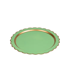 Gracie Scarlett Pistachio Charger Plate For Dinnerware, Place Settings, Entertaining (Set of 4) -