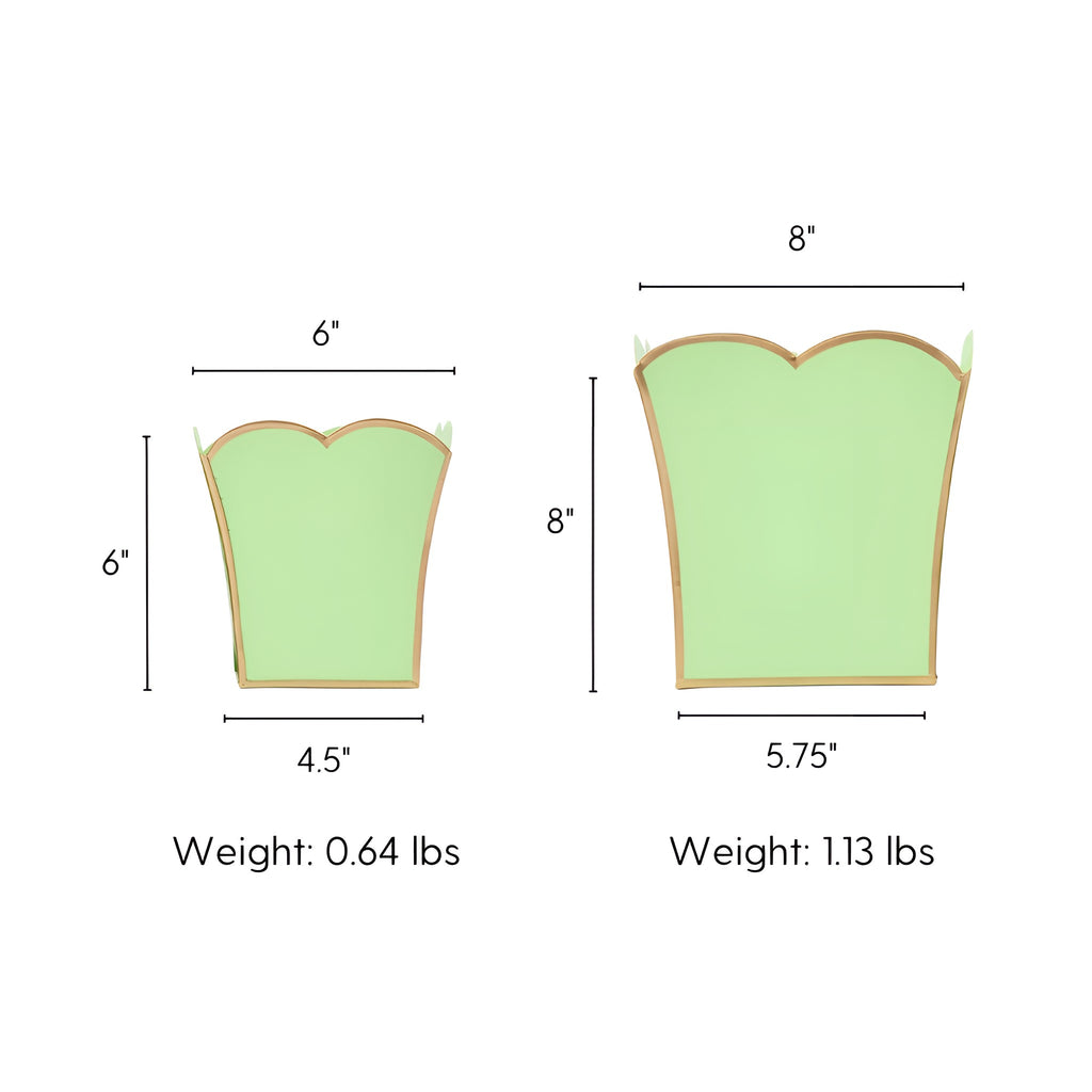 Gracie Scarlett Square Cachepot Planter