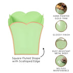 Gracie Scarlett Square Cachepot Planter