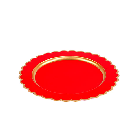 AS-IS - Gracie Scarlett Charger - Red (4pk)