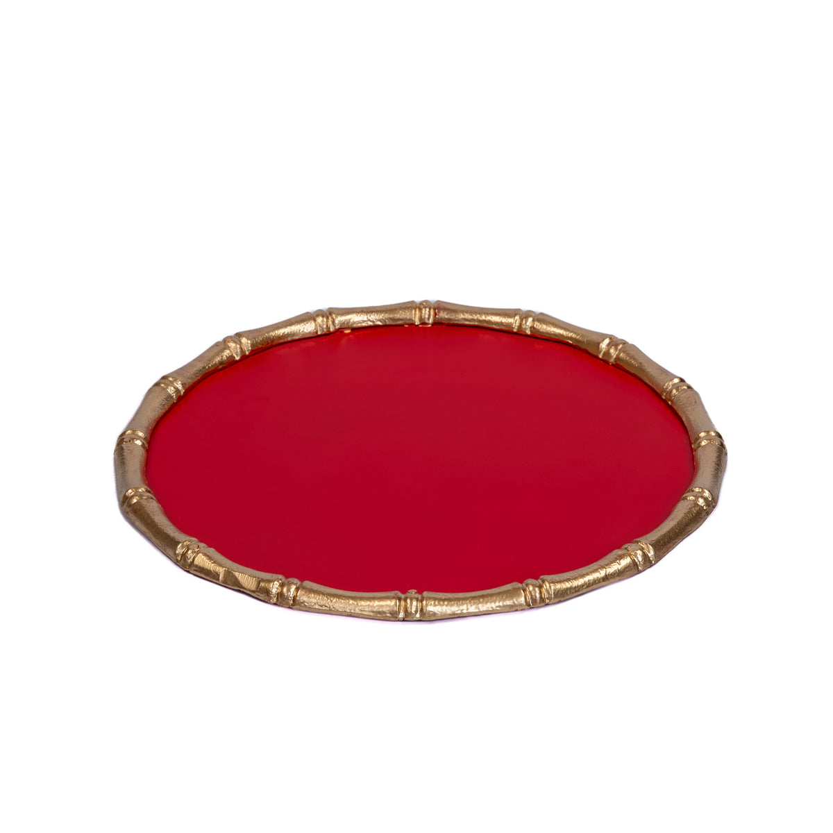 Red Chargettes for Table Top / Serving / Dinnerware / Tablesetting / Placemats made with High quality metal - designed by Jaye's Studio - Gracie Collection16"