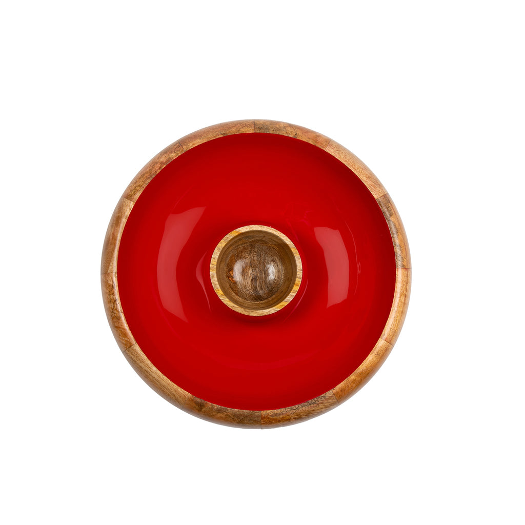 Gracie Chip & Dip Set - Red - Avail 11/21