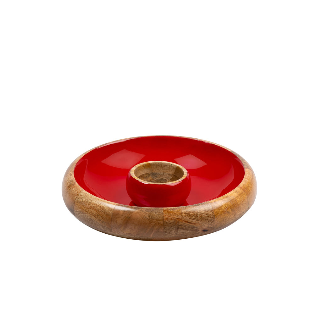 Gracie Chip & Dip Set - Red - Avail 11/21