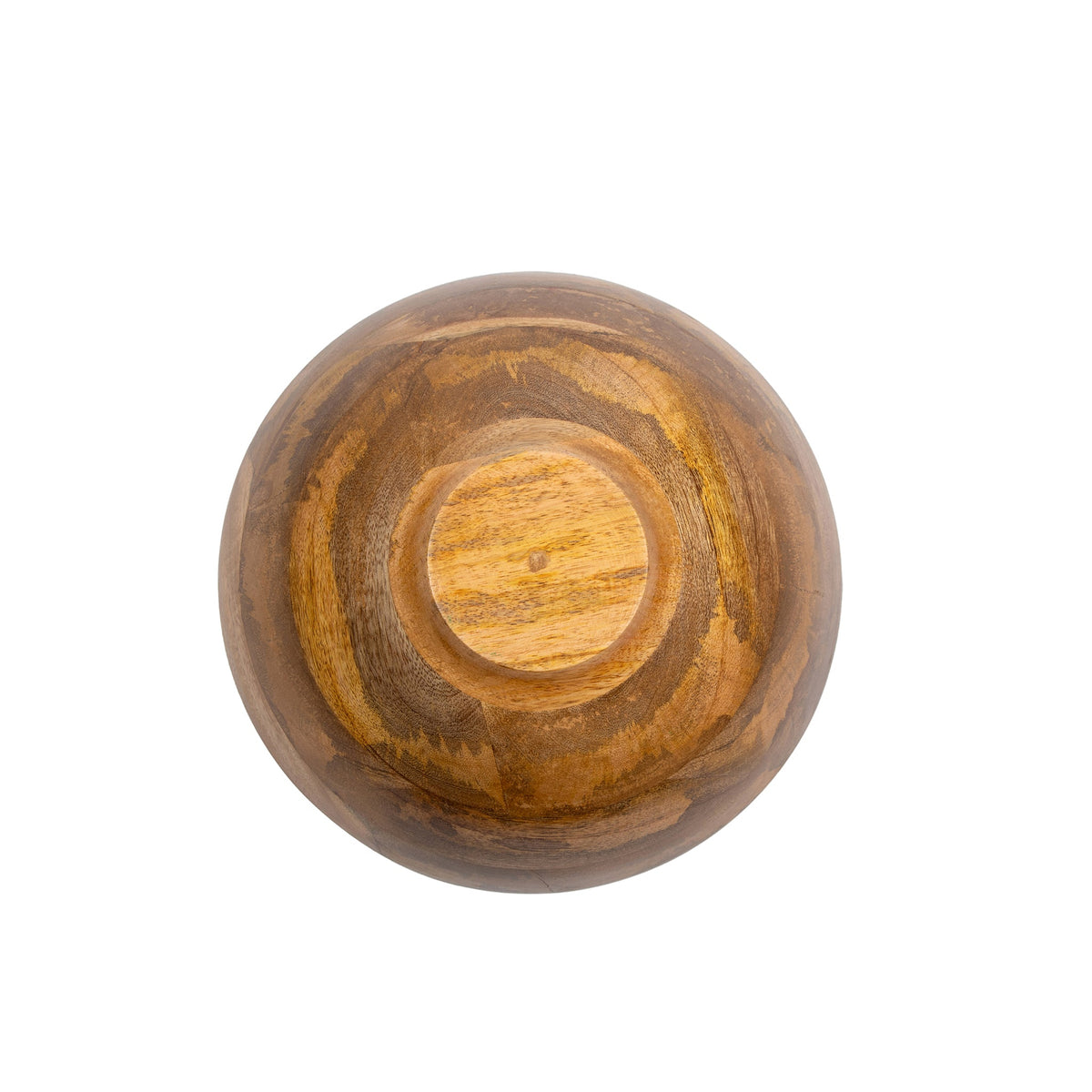 Gracie Salad Bowl - Mango Wood & Red Enamel - Avail 11/21