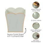 Gracie Scarlett Square Cachepot Planter
