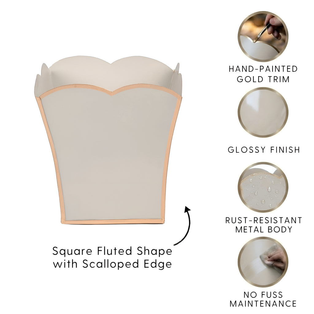 Gracie Scarlett Square Cachepot Planter