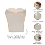Gracie Scarlett Square Cachepot Planter