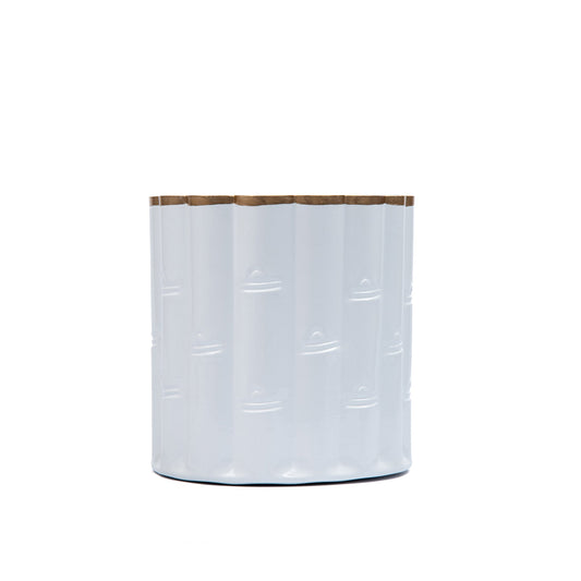 Gracie Brooklyn Round Cachepot Planter White - Available 4/17