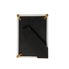 Isabelle White Rectangular Metal Photo Frame, Picture Frame for Home, Bedroom, Home Office