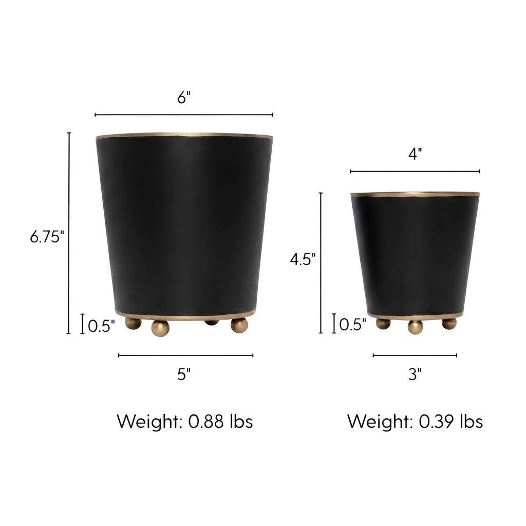 Mattie Round Cachepot Planter