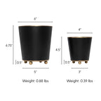 Mattie Round Cachepot Planter
