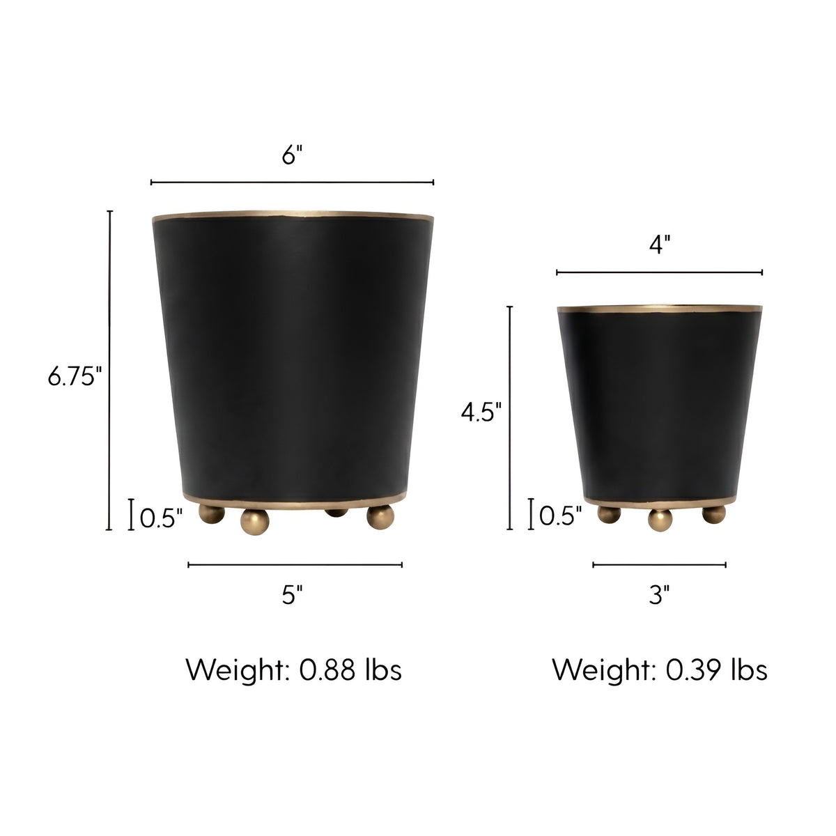 Mattie Round Cachepot Planter