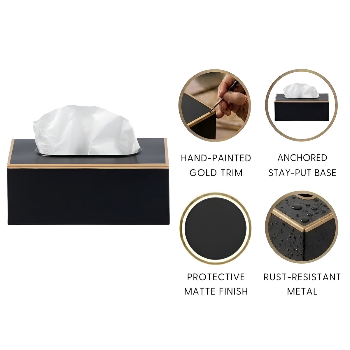 Mattie Rectangular Tissue Box Cover