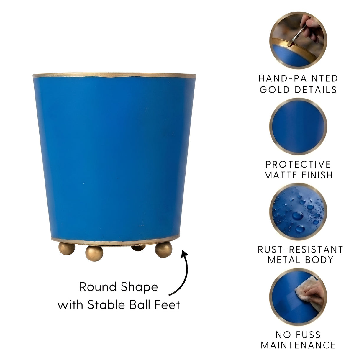 Mattie Round Cachepot Planter