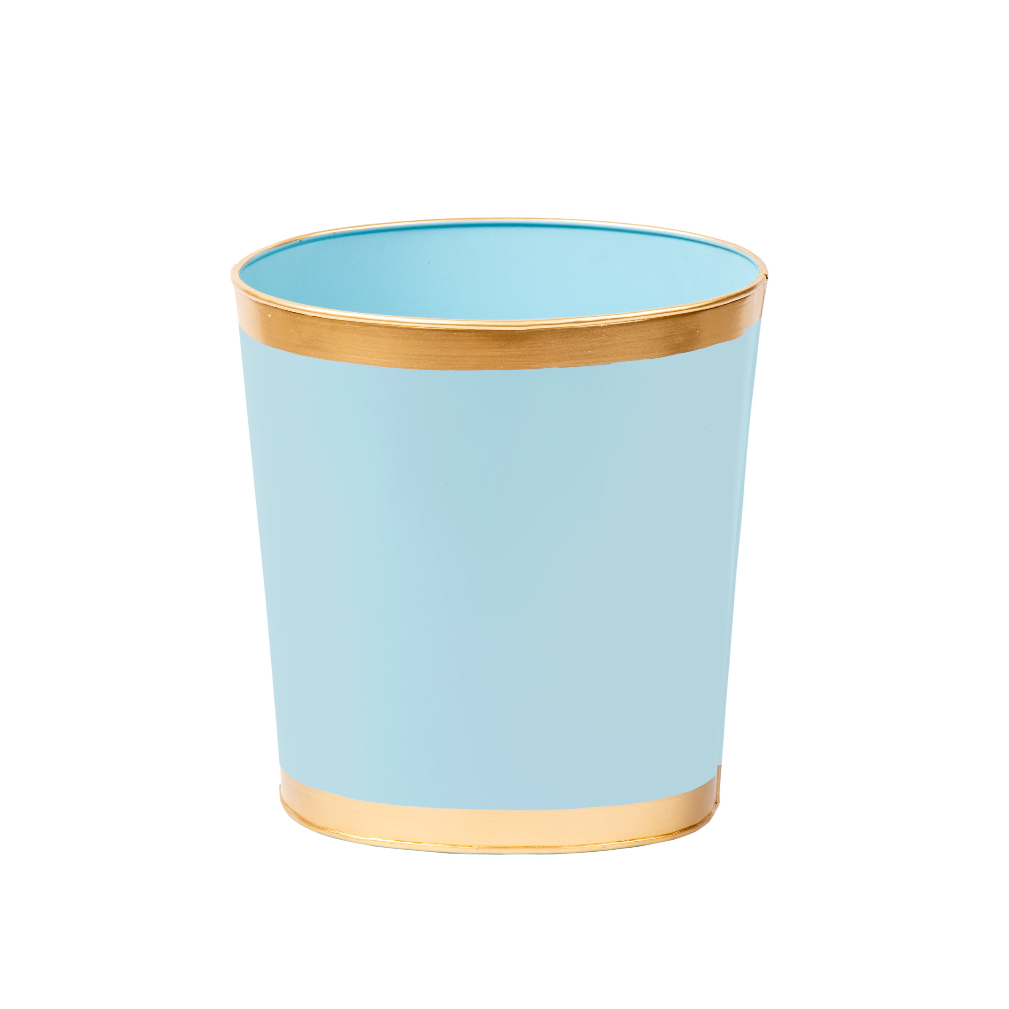 Mattie Oval Wastebasket - Cool Blue - Avail 09/21