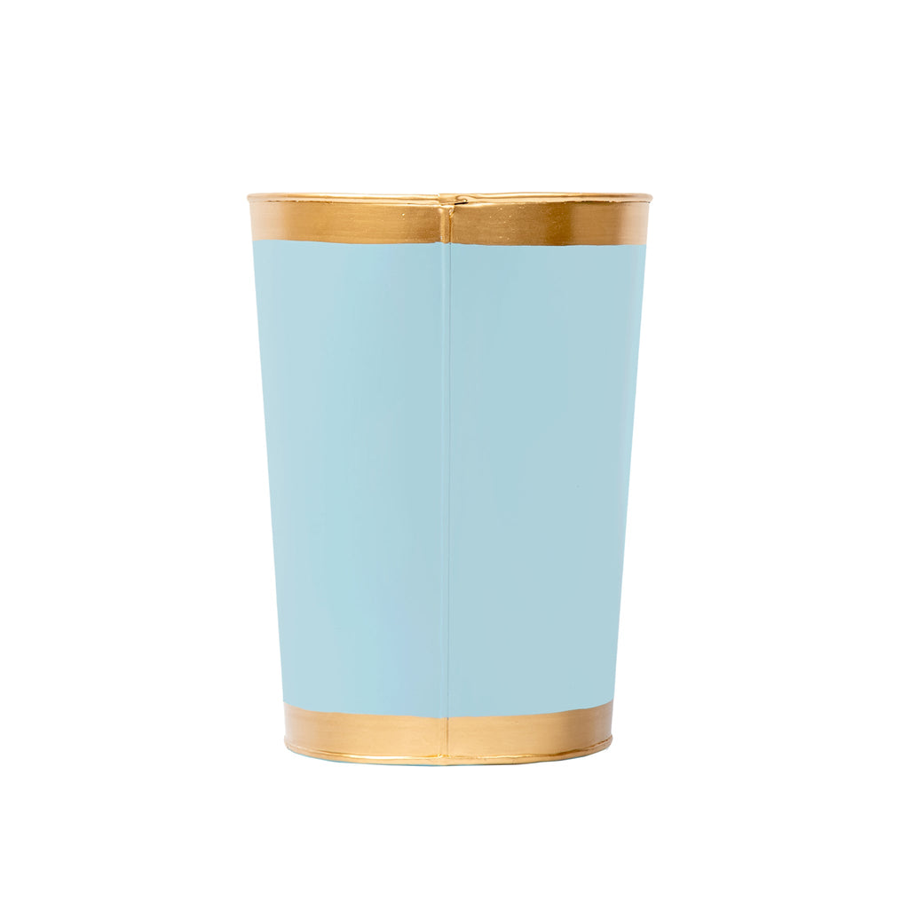 Mattie Oval Wastebasket - Cool Blue - Avail 09/21