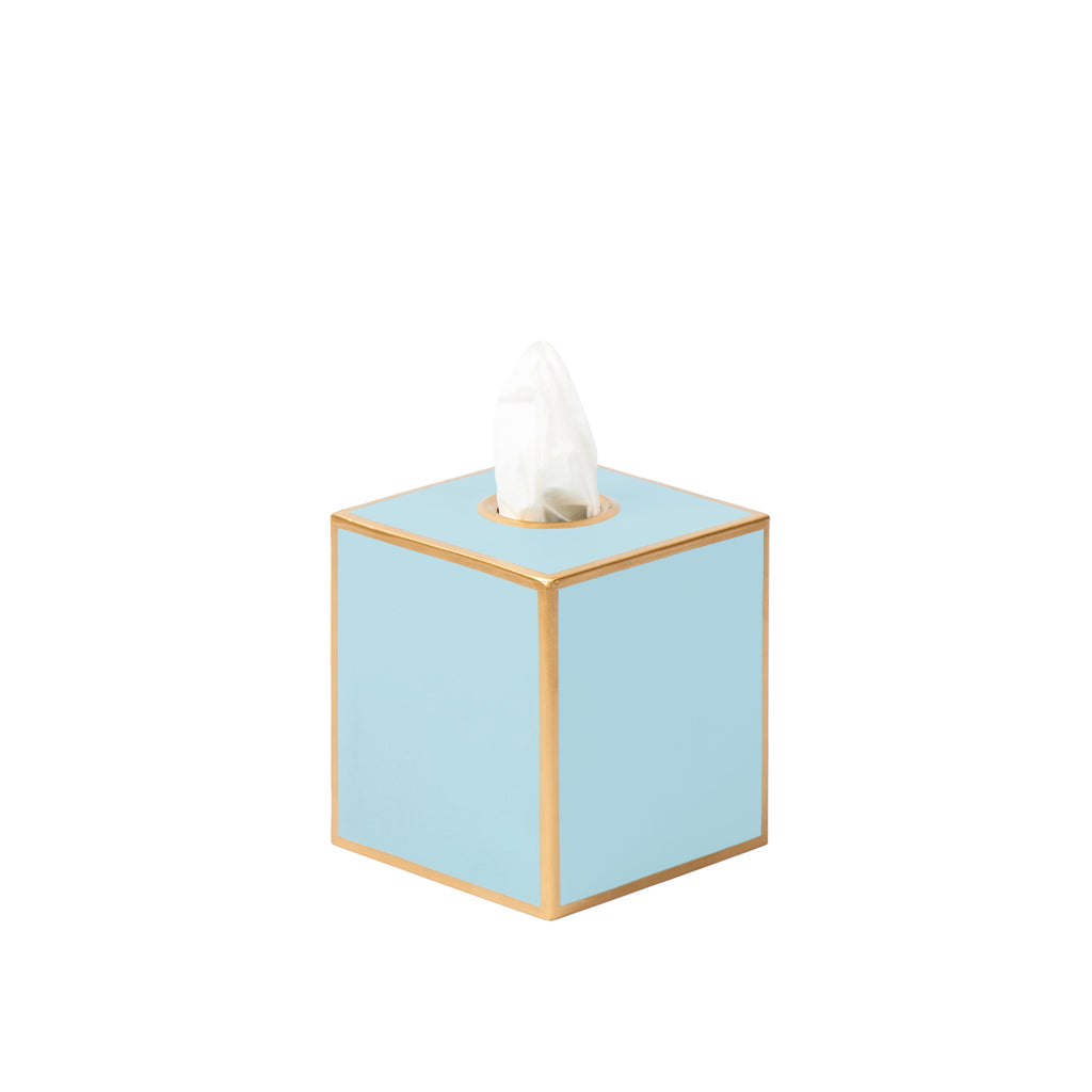 Mattie Square Tissue Box Cover - Cool Blue - Avail 09/21
