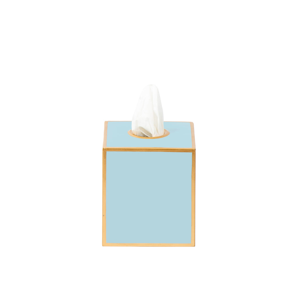 Mattie Square Tissue Box Cover - Cool Blue - Avail 09/21