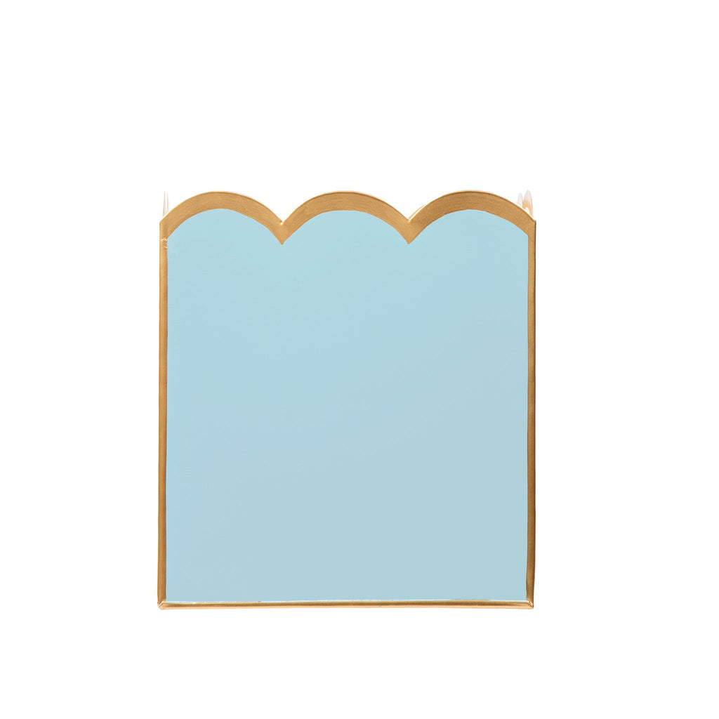 Gracie Scarlet Wastebasket Cool Blue & White - Avail 09/21