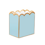 Gracie Scarlet Wastebasket Cool Blue & White - Avail 09/21