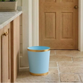 Mattie Oval Wastebasket - Cool Blue - Avail 10/01